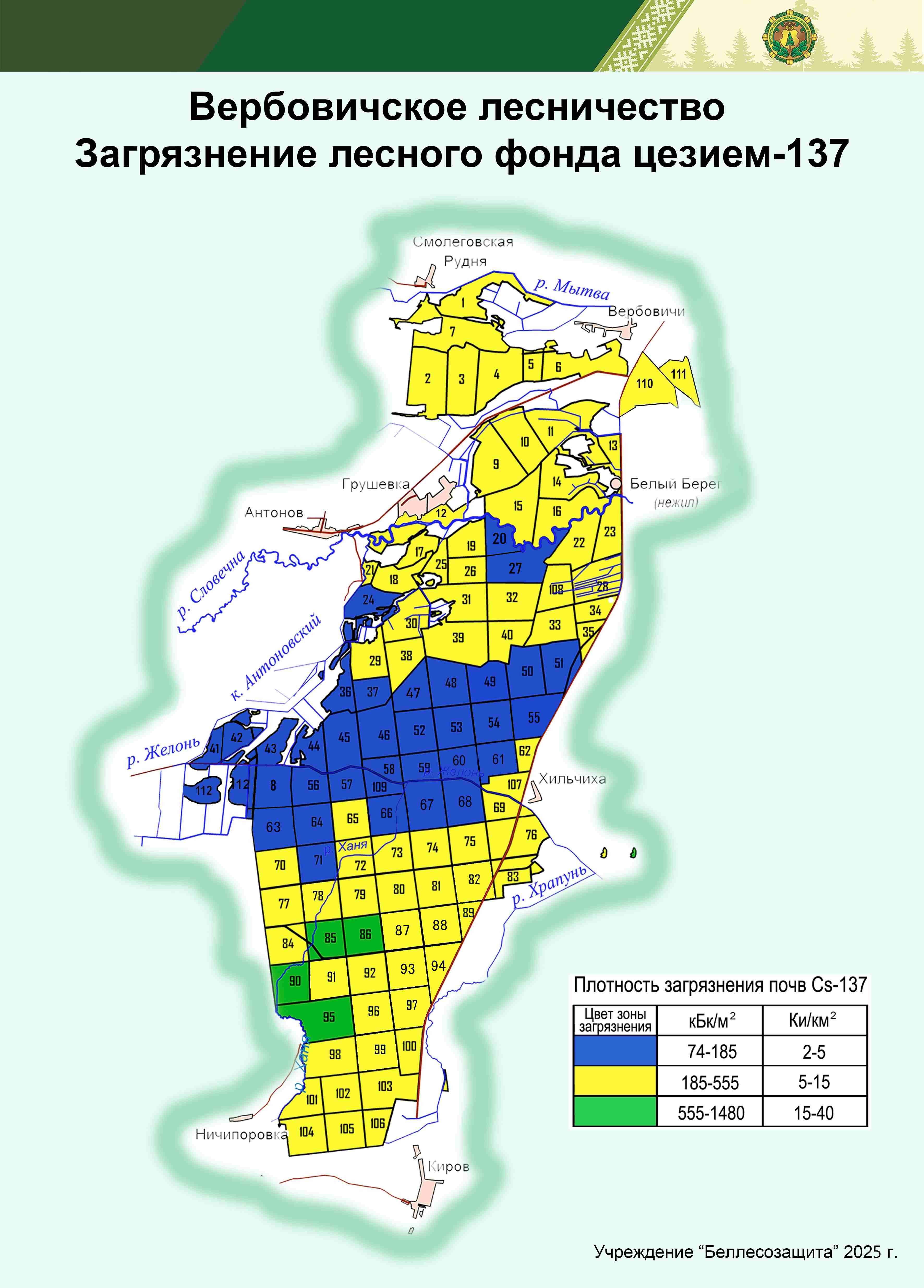 Вербовичское лесничество 2025